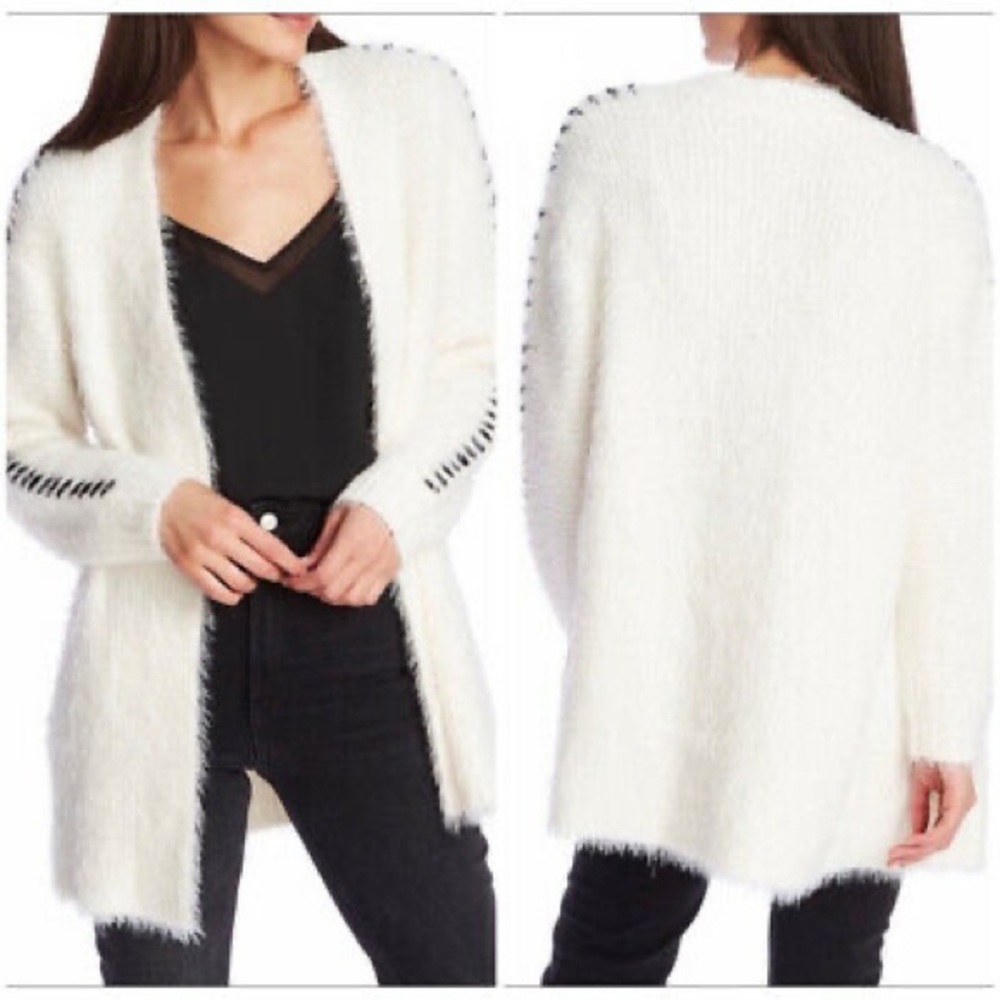 nwt 1. state off white cardigan sweater